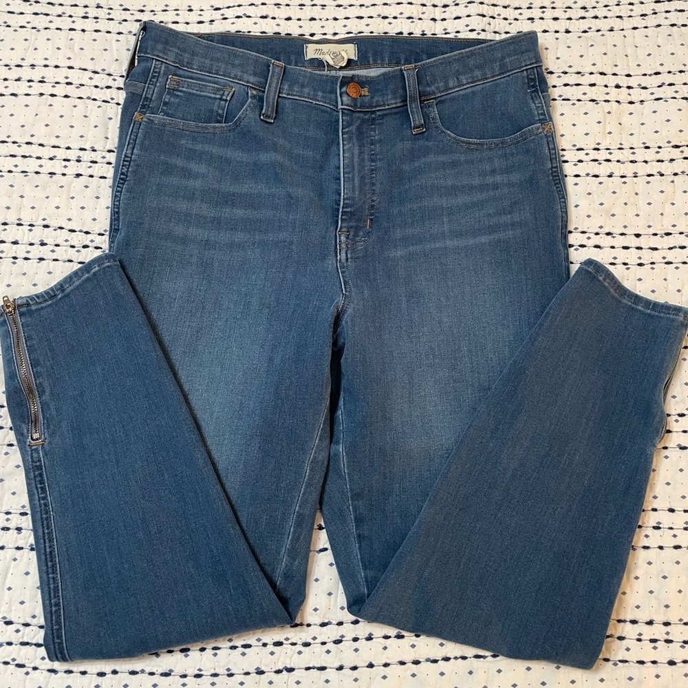Madewell high rise stretch skinny jeans
